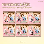 [28 Pcs] Freebies Kpop Japan Key Cute Selkor Style Freebies Concert Postcard Packing