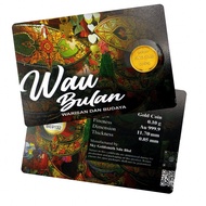 MOMAS 0.10g 999.9 Gold Bar (Emas 999.9) Wau Bulan
