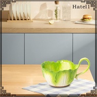 [Hatel] Cabbage Ceramic Bowl Dessert Plate Decorative Container Noodle for Entryway