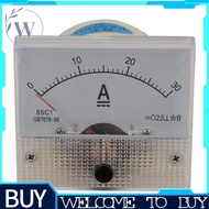 85C1-A Dc Analog Ampere Meter Panel Meter Gauge 30A Amp Gauge Current Mechanical Ammeters