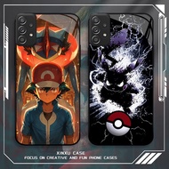 GK-86 X Pokemon Glass Casing for Samsung A73 A32 A56 A53 A33 A72 A16 A52S A23 A13 A06 A26 A52 5G