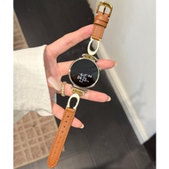 Elegant C Leather Strap For Galaxy watch 7 Strap / Galaxy watch 6 / Galaxy watch 5/43 / Garmin vivoa