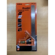 ASAKI HEAVY DUTY COMBINATION SQUARE / L-RULER 12”-300MM (AK-2592)