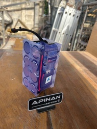 แบตเตอรี่บลูทูธ diy 4S 12.8V 12000ma Bms mpower 30A พร้อมที่ชาร์จ