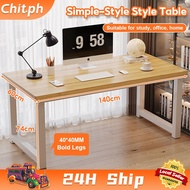 CHIT 80-140CM Computer Table Home Office Table Gaming Desk Study Desk Dining Table Gaming Table
