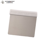 ST/ST Flexible dough scrapper with white polypropylene handle 11x12cm