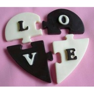 Love puzzle chocolate mold