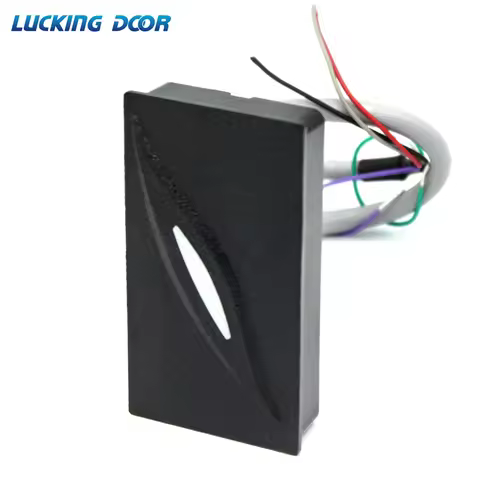 Waterproof Access Control Card Reader Wiegand 26bit 34bit LED Indicators Both Support Rfid and MF NF