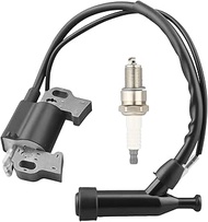 Ignition Coil with Spark Plug Fit for RYOBI RY905500 RY906500S 420CC 5500 6500 8125 Watt Gas Generat
