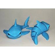 Cuero Monster laut Megalodon Artikulasi ikan hiu Megalodon terlaris