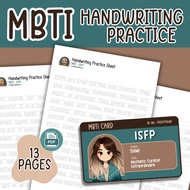 (PDF) handwriting practice book latihan tulisan cantik (mbti - isfp)