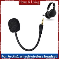 AOTO Gold-plated 3 5mm Plug Headsets Mic for arctis 1 Headphones Boom Microphones Wired  Headphones