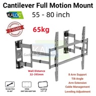 395mm Arm KALOC NX80 KLC-NX80 55 - 80 Inch Cantilever Full Motion Tilt TV Wall Bracket Mount 3143.1