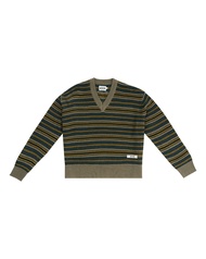 PASTEL CREATIVE WEAR AW 2025 KNIT SWEATER - OLIVE