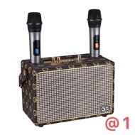 Peterhot A108W /SK-2036 Bluetooth Karaoke Speaker ของแท้ - มาพร้อมไมค์ไร้สาย 2 ตัวสำหรับการฟังเพลง เสียงเบสทรงพลังสุดขีด