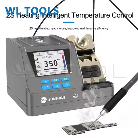 ​SUNSHINE H3 210 Smart Soldering Station 3-Channel Temp Memory for T115/T210/T245 Mobile Repair for 