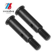 OUREAPH 2Pcs/Set RC Front Wheel Axle, High Strength RC Upgrades Parts RC Car Wheel Shaft, Black 23mm
