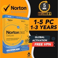 Norton 360 Deluxe Latest Version Antivirus - GENUINE LICENSE