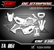 STRIPING STIKER CRF 230 STIKER CRF 230 KEREN FULLBODY TA061