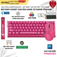 Ziyou Attack Shark X68 HE Gaming Keyboard and Mouse Set RGB Led, Rapid Trigger, Polling Rate Hz