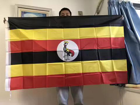 SKY FLAG Uganda Flag 90*150cm High quality polyester fabrics hanging Uganda Flags indoor outdoor hom