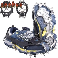 SEEKOV Ice Shoes Spike, Non-slip Lightweight Ice Grippers, Durable 8/10 Teeth Ice Snow Shoes Spikes 
