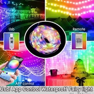 LED Strip Light USB Bluetooth RGB 5V 5M 10M RGB LED Light strip Flexible LED Lamp Tape Ribbon RGB Le