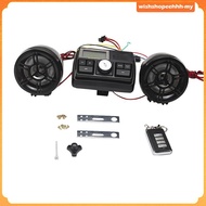 [WishshopeehhhMY] Waterproof Motorcycle UTV Electric Bike Handlebar Mount Audio FM Remote