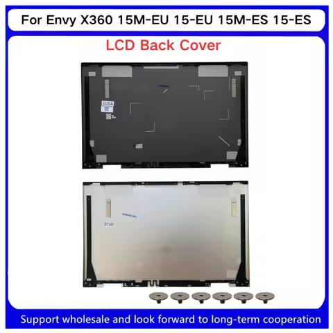 New For Kailxuling Envy X360 15M-EU 15-EU 15M-ES 15-ES LCD Back Cover A Shell Silver / Brown M45477-