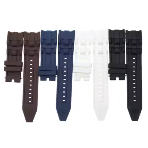 Watchband For Vostok INVICTA Waterproof High Quality Rubber Silicone Watch Strap Arc 26mm Black Watc