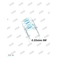 Resistor 0.22ohm 1W 3W 5W 10W 0.25ohm 5W