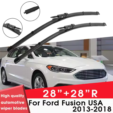 Car Wiper Blade Blades For Ford Fusion USA 2013-2018 28"+28"R Windshield Windscreen Clean Rubber Sil