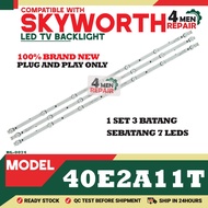 40E2A11T COMPATIBLE WITH SKYWORTH 40 INCH LED TV BACKLIGHT ( LAMPU TV ) 40E2A11