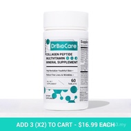 DrBioCare Collagen, Vitamin & Mineral, Contains d3, Vitamin C, Probiotics, E, b & Multivitamin Healt