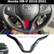 NEW ARRIVALHonda HRV Vezel 2014-2021 Carbon Trim Steering Decoration V Protector Cover
