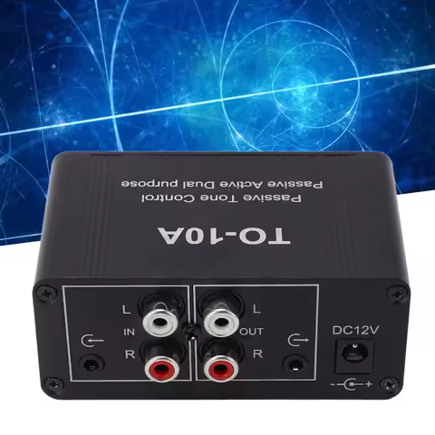 Mini Stereo Audio Preamplifier Small Headphone Amplifier NE5532 with 3.5mm Input Output Small Stereo