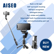 Q18 4in1 Gimbal stabilizer 360 Rotation Tripod with Wireless Remote for Smartphone Phone Stabilizer