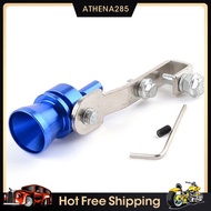 Universal Blue Car Turbo Sound Muffler Exhaust Pipe Blow Vale Simulator Whistle