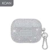 เคสหูฟัง KATE SPADE Crystal Pave Case for AirP0ds Pro 1/2 - Silver