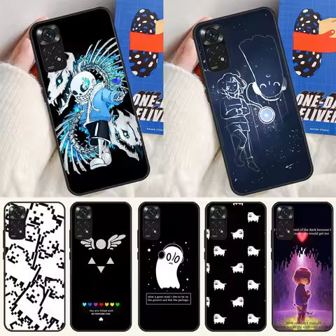 Game Undertale Case For Xiaomi Redmi Note 12 11 9 8 10 Pro Note 12S 11S 9S 10S Cover For Redmi 12C 9