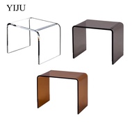 [YIJU] Acrylic Side Table Acrylic Stool Living Room Furniture Acrylic Coffee Table