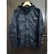 FRJ JEANS BRAND NAVY TACTICAL PARKA JACKET SIZE L