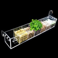 New🎁Fish Tank Filter Aquarium Drip Overflow Box Tank Filter Box Top Mounted Circulation External Filter Wall-Mounted Wat