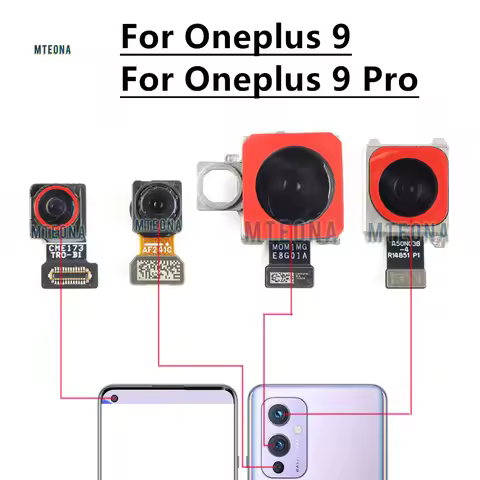 Front Rear Back Camera For OnePlus 9 Pro / 1+ OnePlus 9 Facing Camera Module Flex Replacement Spare 