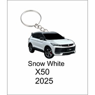 2025 Proton X50 facelift  x50 new 2025 keychain 2d