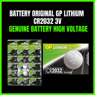 BATTERY ORIGINAL GP LITHIUM CR2032 3V Genuine Battery High Voltage  Remote Autogate Controller Camera