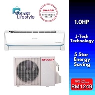SHARP 1HP JTEC INVERTER AIR CONDITIONER 5 STAR ENERGY RATING AH-X10BED