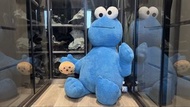 Giant Cookie Monster Plush Toy with Cookie