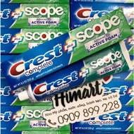 Crest complete extra scope toothpaste