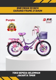 Sale Terbaru!!! Bnb Sepeda Anak Perempuan City Bike Mini Swan Size 20